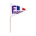 thumbnail image 1 of France National Flag Blue Pattern Toothpick Triangle Cupcake Toppers Flag, 1 of 3