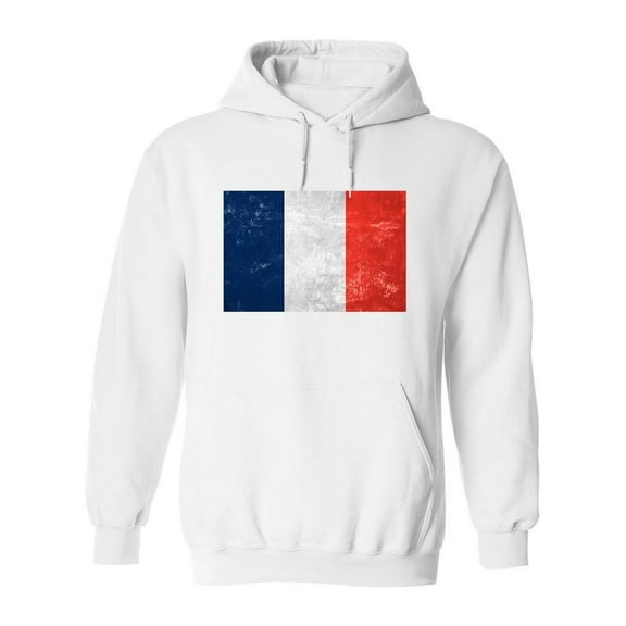 France National Flag Design Hoodie Men -Image by Shutterstock, Male 3X-Large