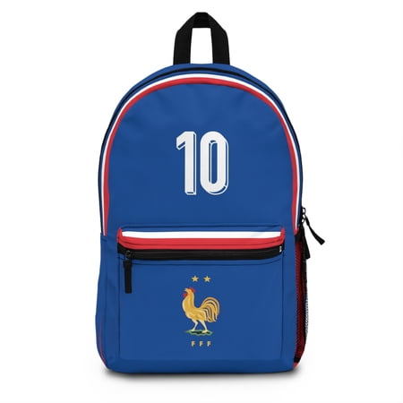 France National Soccer Team Backpack - Original Jersey Colors, Waterproof
