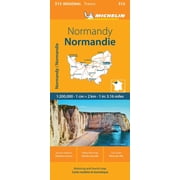 France Normandy Map 513, Paperback