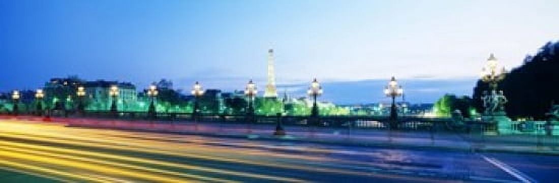France Paris Alexandre III Bridge Canvas Art - Panoramic Images (18 x 6)