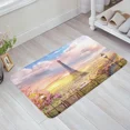 thumbnail image 1 of France Paris Pink Retro Eiffel Tower Kitchen Floor Mat Living Room Decor Carpet Home Hallway Entrance Doormat Anti Slip Rug, 1 of 4