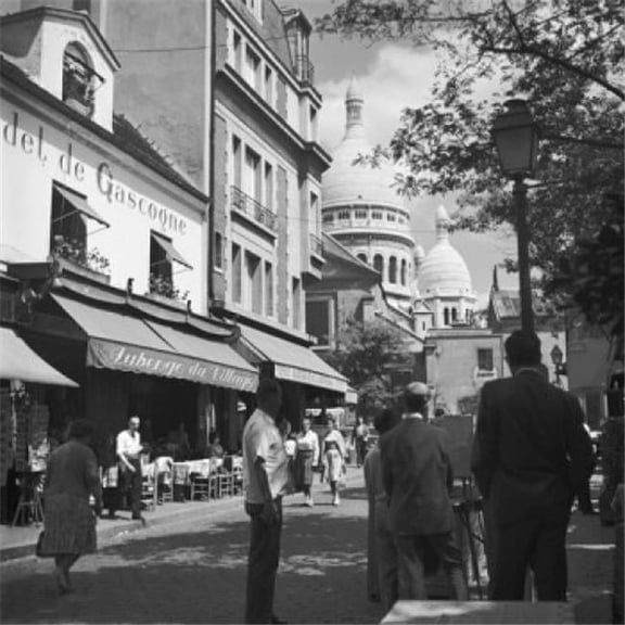 France Paris Street Scene Poster Print - 18 x 24 in.