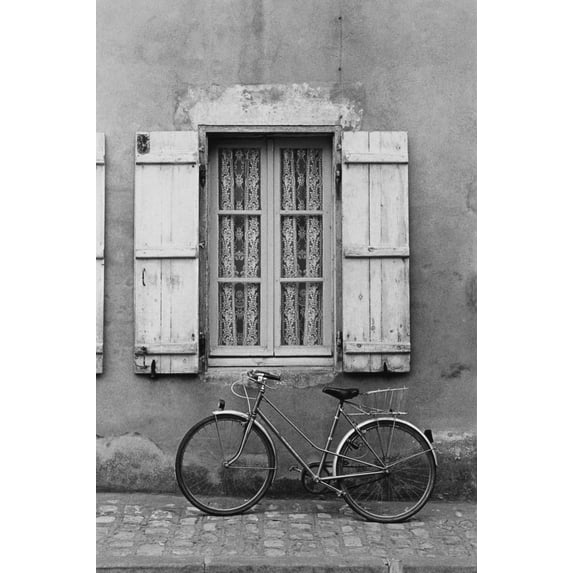 Art.com France, Poitou Charentes Bike Marans Photographic Print by Walter Bibikow, 24" x 36"