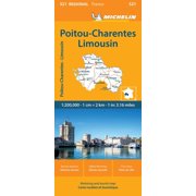 France; Poitou-Charentes Map 521, Paperback