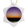 thumbnail image 1 of 3drose, France, Riviera, Villefranche, Street Lights - Eu09 Rer0013 - Ric Ergenbright, 3 inch Snowflake Porcelain Ornament, 1 of 7