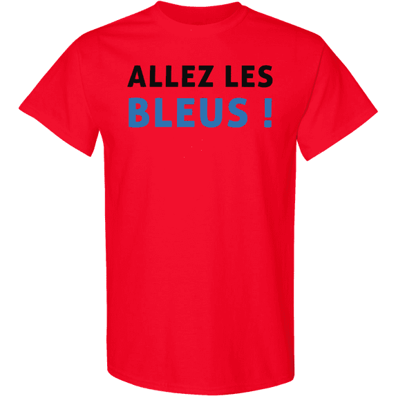 France Soccer Graphic Tee, French National Team Fan Tops