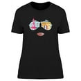 thumbnail image 1 of France Travel Silhouette T-Shirt Women -Image by Shutterstock, Female Large, 1 of 2