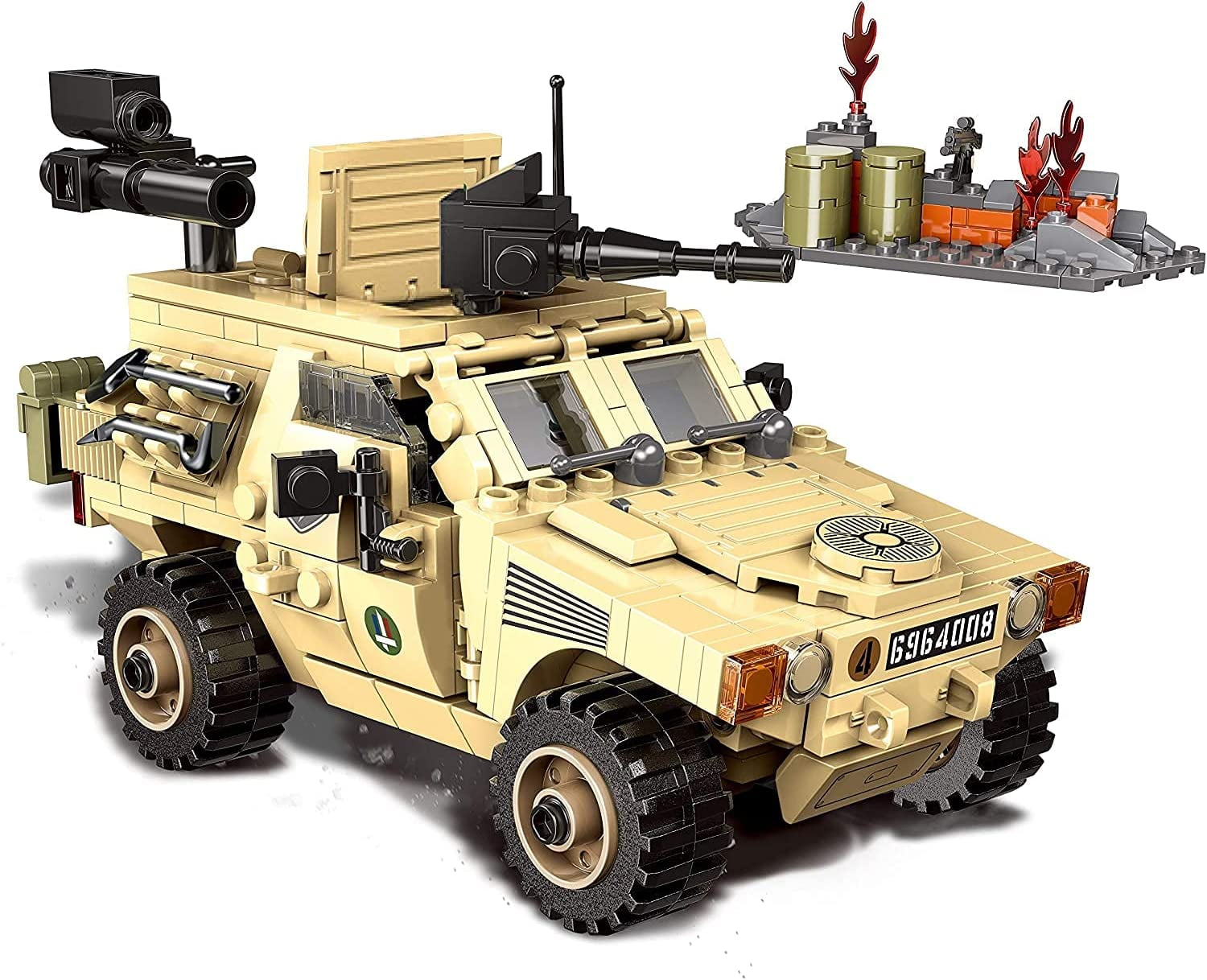 France VBL Armored Vehicle Building Blocks Set Walmart