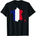 thumbnail image 1 of France map flag T-Shirt, 1 of 3