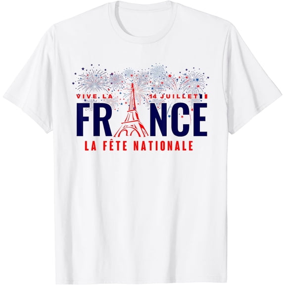 France's Bastille Day Souvenir T-Shirt - Vive La France Tee T-Shirt