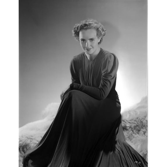 Frances Farmer Seated with Long Dress Photo Print (8 x 10)
