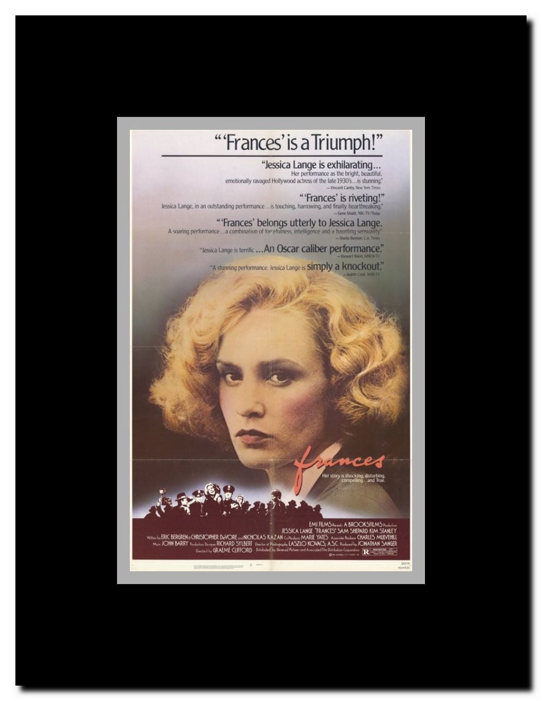 Frances Framed Movie Poster