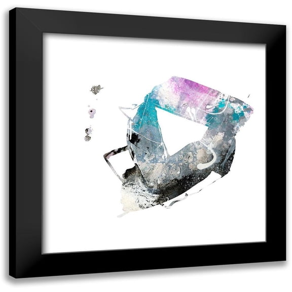 Frances, Jaclyn 12x12 Black Modern Framed Museum Art Print Titled - Eastern Visions 4