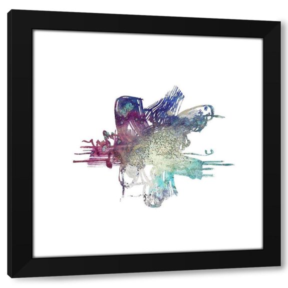 Jaclyn Frances 12x12 Black Modern Wood Framed Wall Art Titled - Eastern Visions 9