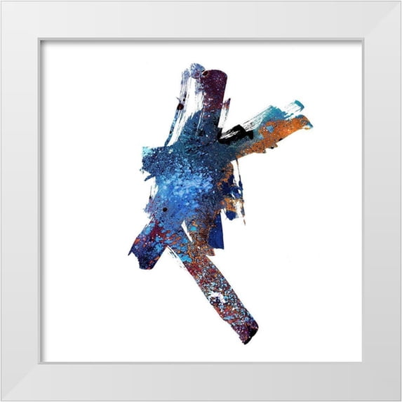 Frances, Jaclyn 26x26 White Modern Wood Framed Museum Art Print Titled - Eastern Visions 3