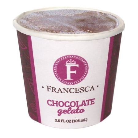 Francesca Mini Chocolate Gelato Cup, 3.6 Fluid Ounce -- 48 per case