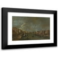 thumbnail image 1 of Francesco Guardi 14x11 Black Modern Framed Museum Art Print Titled - View of the Grand Canal from the Ponte Di&nbsp;Rialto (After&nbsp;1775), 1 of 5