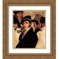 thumbnail image 1 of Francesco Hayez 2x Matted 20x22 Gold Ornate Framed Art Print 'Self Portrait in a Group of Friends', 1 of 2