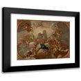 thumbnail image 1 of Francesco de Mura 18x15 Black Modern Framed Museum Art Print Titled - Glory on a Prince (1738), 1 of 5