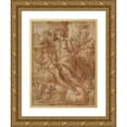 thumbnail image 1 of Francesco de' Rossi 19x24 Gold Ornate Framed and Double Matted Museum Art Print Titled - Jupiter and Io (Mid-16th Century), 1 of 4