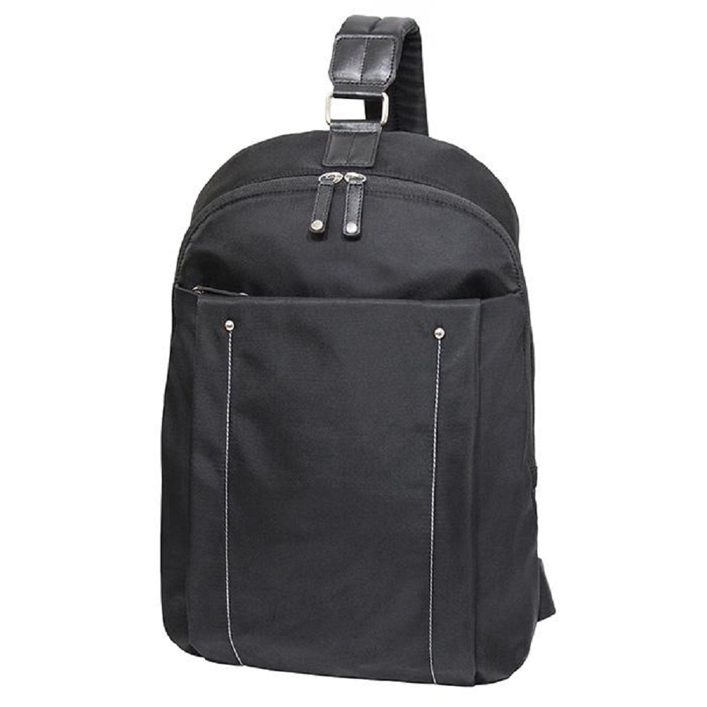 Francine Collections 14" inch Nylon Crossbody Laptop Backpack | Shoulder Backpack for Hiking (Black) - image 1 of 9