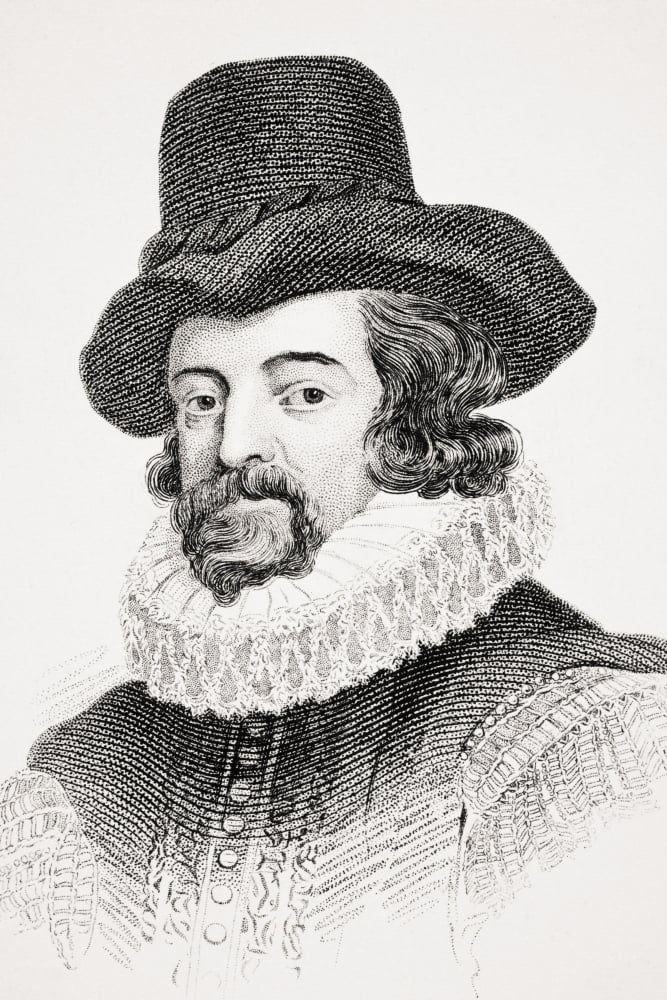 Francis Bacon 1St Viscount St Alban 1561-1626 English Lawyer Statesman Essayist And Philosopher From Old Englands Worthies By Lord Brougham And Others Published London Circa 1880s Canvas Art - Ken Wel