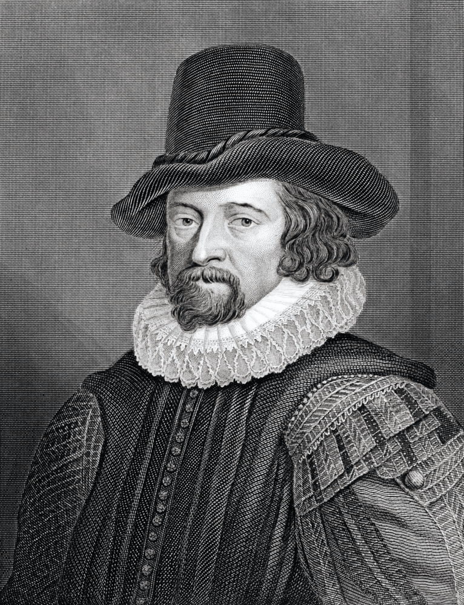 Francis Bacon 1St Viscount St Alban 1561 To 1626 English Philosopher Statesman Essayist From 19Th Century Print Canvas Art - Ken Welsh Design Pics (24 x 32)