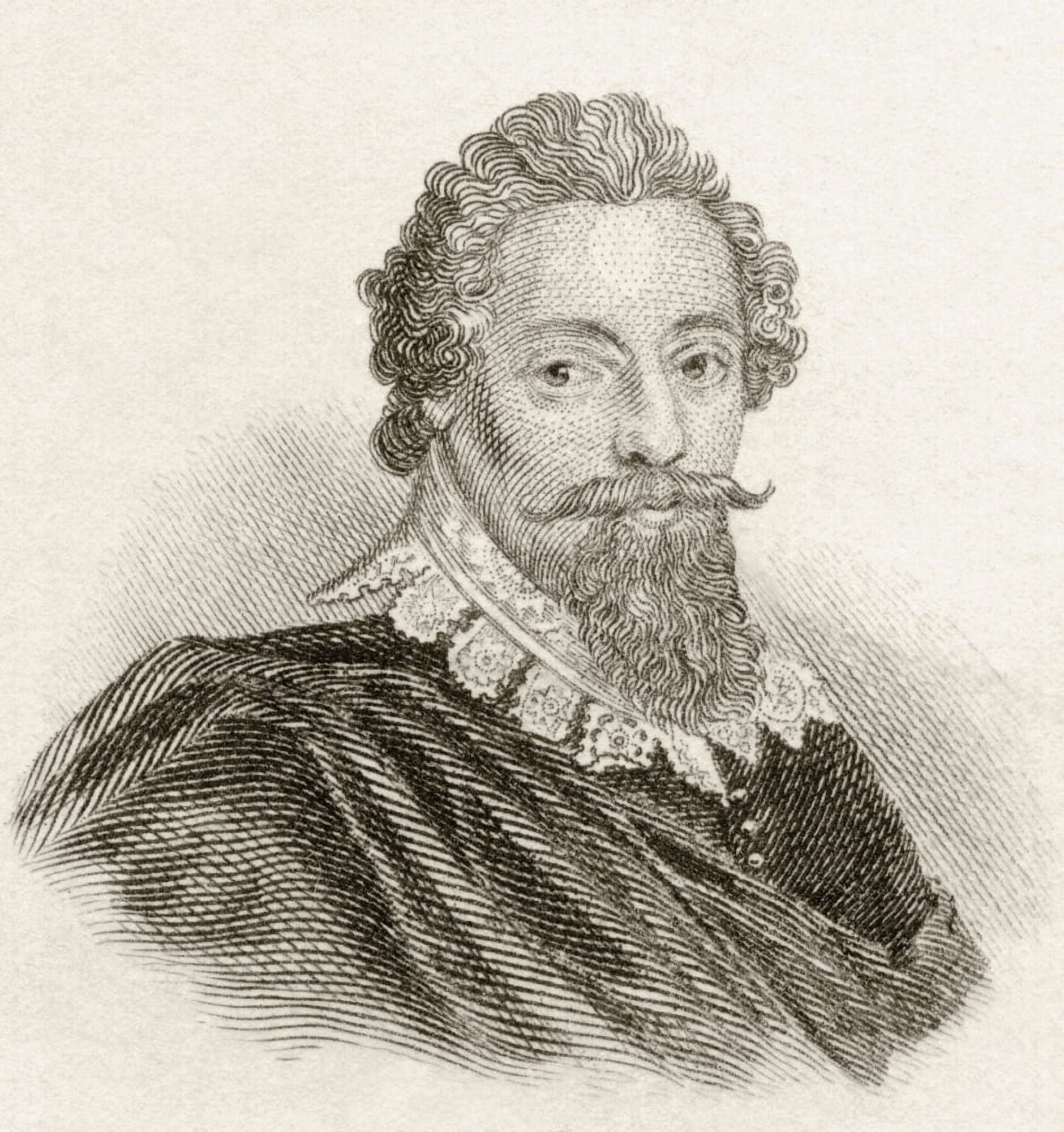 Francis Beaumont 1584 To 1616 Dramatist In The English Renaissance Theatre From Crabbs Historical Dictionary Published 1825 Canvas Art - Ken Welsh Design Pics (14 x 15)