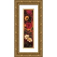 thumbnail image 1 of Francis, Brian 11x32 Gold Ornate Wood Framed with Double Matting Museum Art Print Titled - The Flower Garden I, 1 of 4