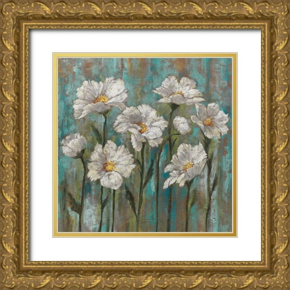 Francis, Brian 20x20 Gold Ornate Wood Framed with Double Matting Museum Art Print Titled - Jennys Garden I