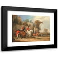 thumbnail image 1 of Francis Calcraft Turner 24x18 Black Modern Framed Museum Art Print Titled - Bachelor's Hall; the Meet (1835 - 1836), 1 of 5