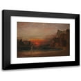 thumbnail image 1 of Francis Danby 24x18 Black Modern Framed Museum Art Print Titled - Study for ‘Calypso's Grotto- (ca. 1843), 1 of 5