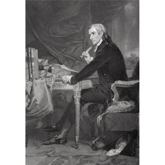 Francis Hopkinson 1737-1791 American Political Leader & Writer A Signatory Poster Print, Large - 22 x 34