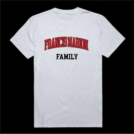 Francis Marion University Patriots Family T-Shirt, White - Large