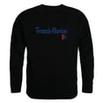 thumbnail image 1 of Francis Marion University Script Crewneck T-Shirt, Black - Large, 1 of 1