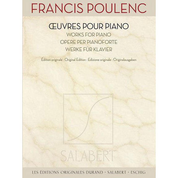 Francis Poulenc - Works for Piano, (Paperback)