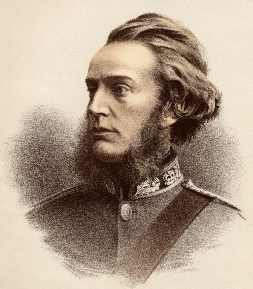 Francis Richard Charteris 10Th Earl Of Wemyss Lord Elcho 1818 - 1914 British Whig Politician Canvas Art - Ken Welsh Design Pics (14 x 16)