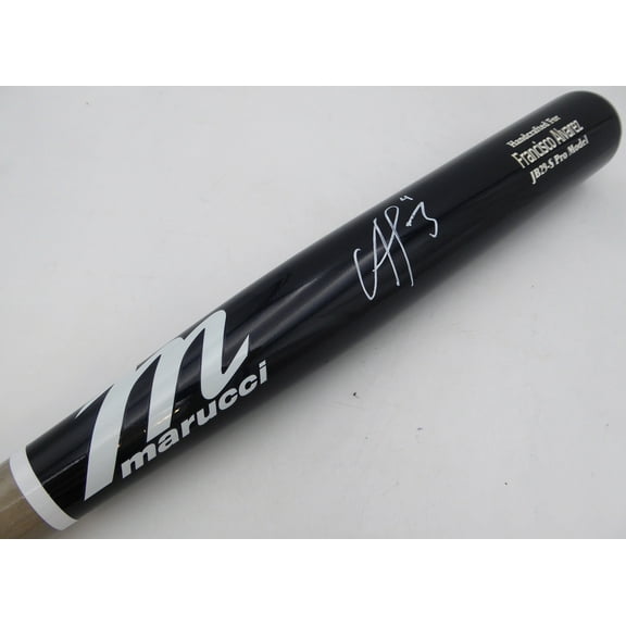 Francisco Alvarez Autographed Marucci Pro Model Bat New York Mets Beckett BAS Witness #676042