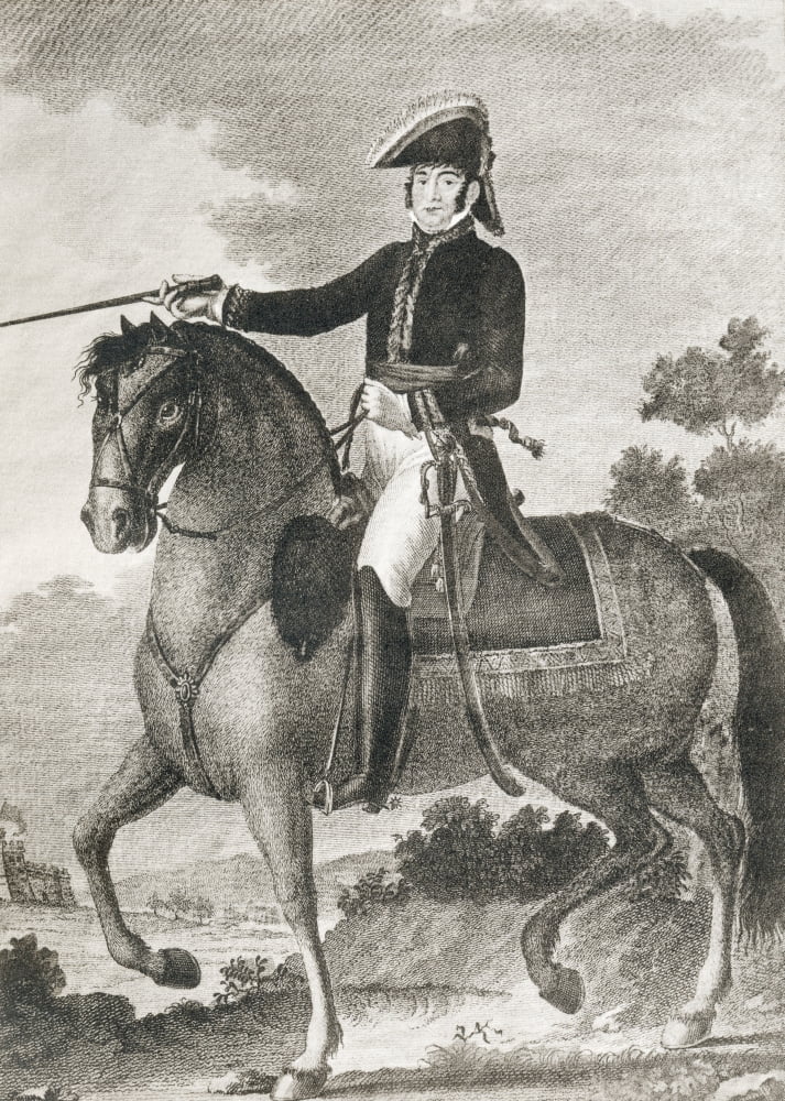 Francisco Ballesteros 1770 - 1832 Spanish General During The Spanish War Of Independence From Guerra De La Independencia Published 1935 Canvas Art - Ken Welsh Design Pics (13 x 18)