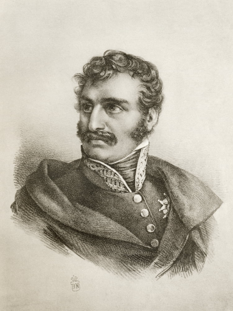 Francisco Ballesteros 1770 - 1832 Spanish General During The Spanish War Of Independence From Guerra De La Independencia Published 1935 Canvas Art - Ken Welsh Design Pics (26 x 34)