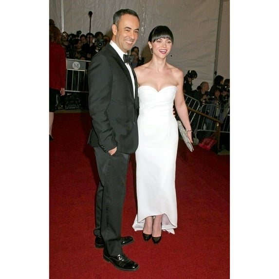 Francisco Costa , Christina Ricci At Arrivals For Metropolitan Museum Of Art Costume Institute Gala