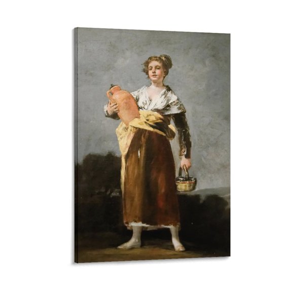 Francisco De Goya Poster The Water Bearer Wall Art Canvas Wall Art Poster Decorative Bedroom Modern Home Print Picture Artworks Posters 20x30inch(50x75cm)