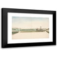 thumbnail image 1 of Francisco Fierro 18x13 Black Modern Framed Museum Art Print Titled - City Square (ca.&nbsp;1850), 1 of 5