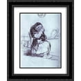 thumbnail image 1 of Francisco Goya 2x Matted 20x24 Black Ornate Framed Art Print 'The Old Woman with a Mirror', 1 of 2