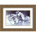 thumbnail image 1 of Francisco Goya 2x Matted 24x20 Gold Ornate Framed Art Print 'Disordered', 1 of 2