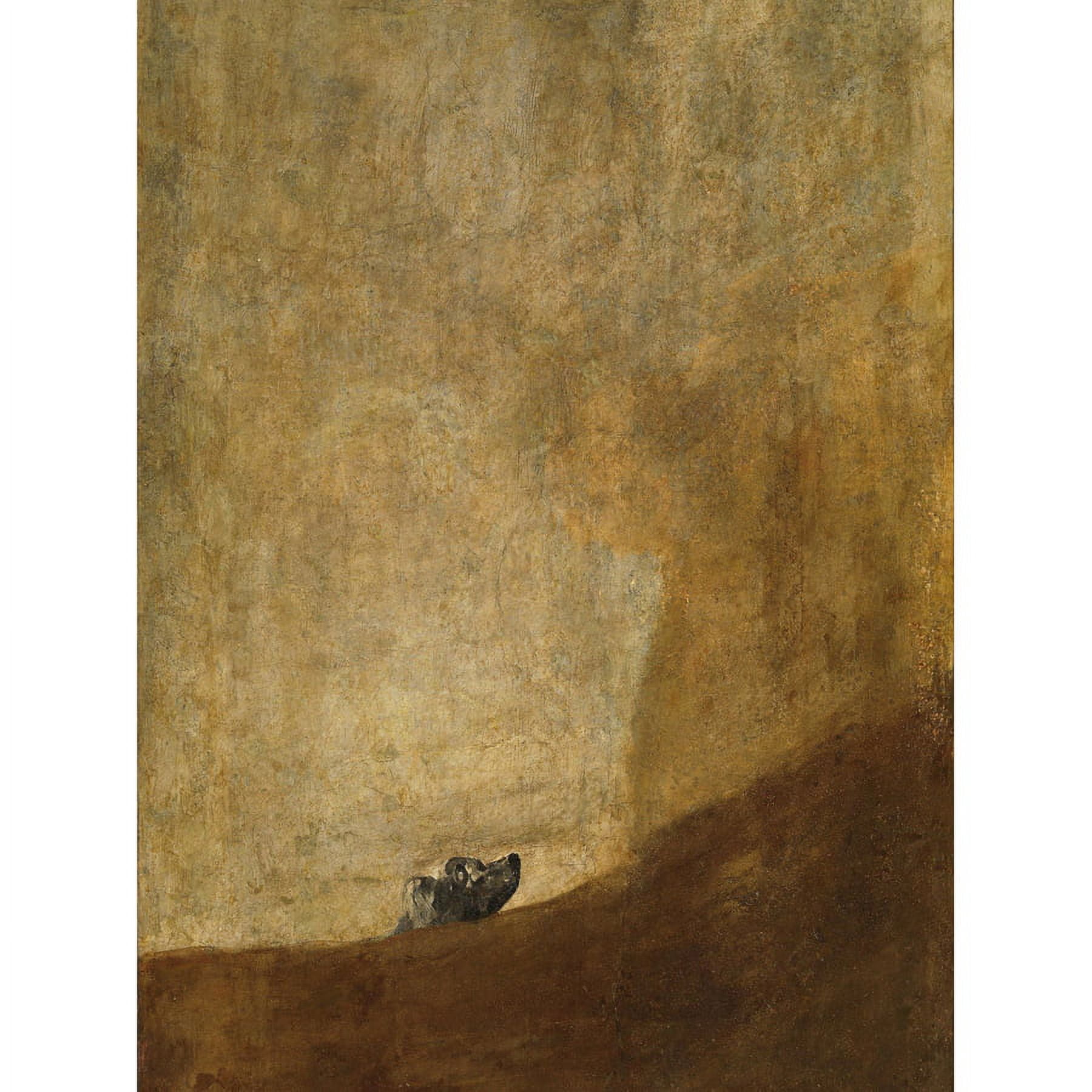 Francisco Goya The Dog Reproduction Painting Wall Art Poster Print ...