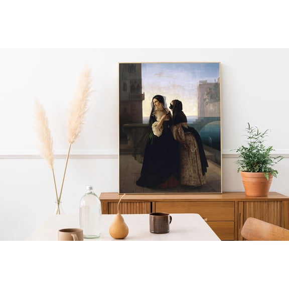 Francisco Hayez - Vengeance Is Sworn. Poster On, Beautiful Girl Art Poster, Home Decor, Living Room Wall Art, Sensual Poster, Unframed Poster Size 8x12