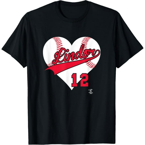 Francisco Lindor Baseball Heart Gameday T-Shirt