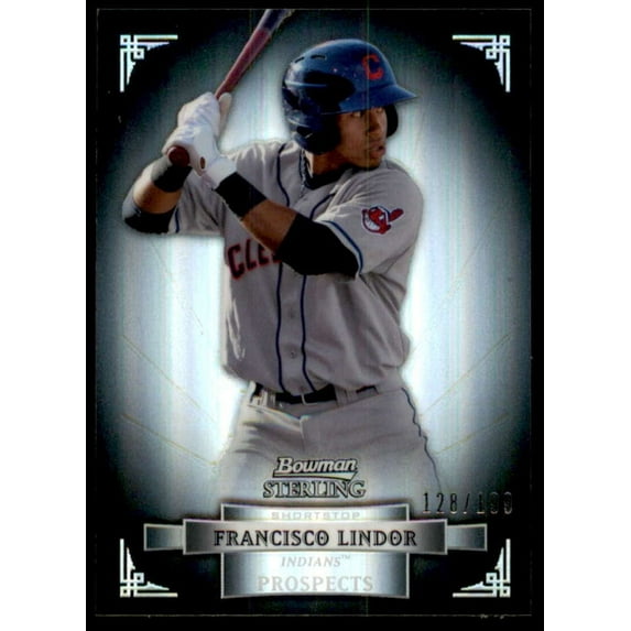 Francisco Lindor Card 2012 Bowman Sterling Prospects Refractors #BSP23